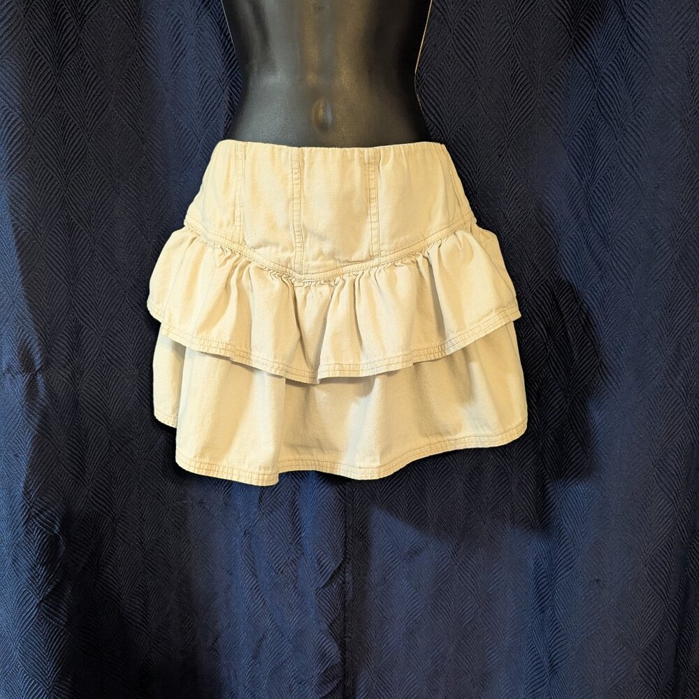 Ruffled mini skirt - xs